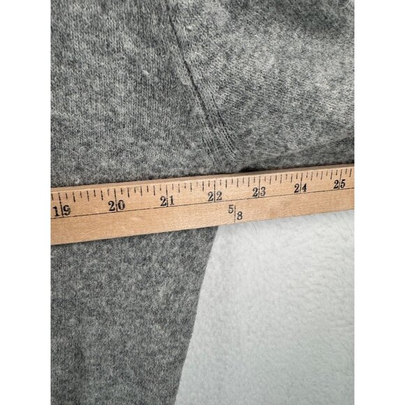 Madewell Ryder Cardigan Sweater light grey preppy‎ lagen look Wool sz M - Picture 4 of 6